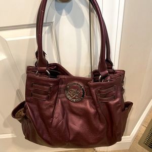Sienna Ricchi Deep Magenta Shoulder Bag - Excellent Condition